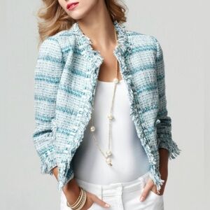 Tory Burch Tweed Boucle Blazer Jacket sz. 6 US